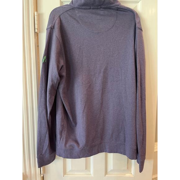 Peter Miller Golf Half Zip Pullover Sweater Men Large Cotton Performance Preppy - Picture 4 of 10